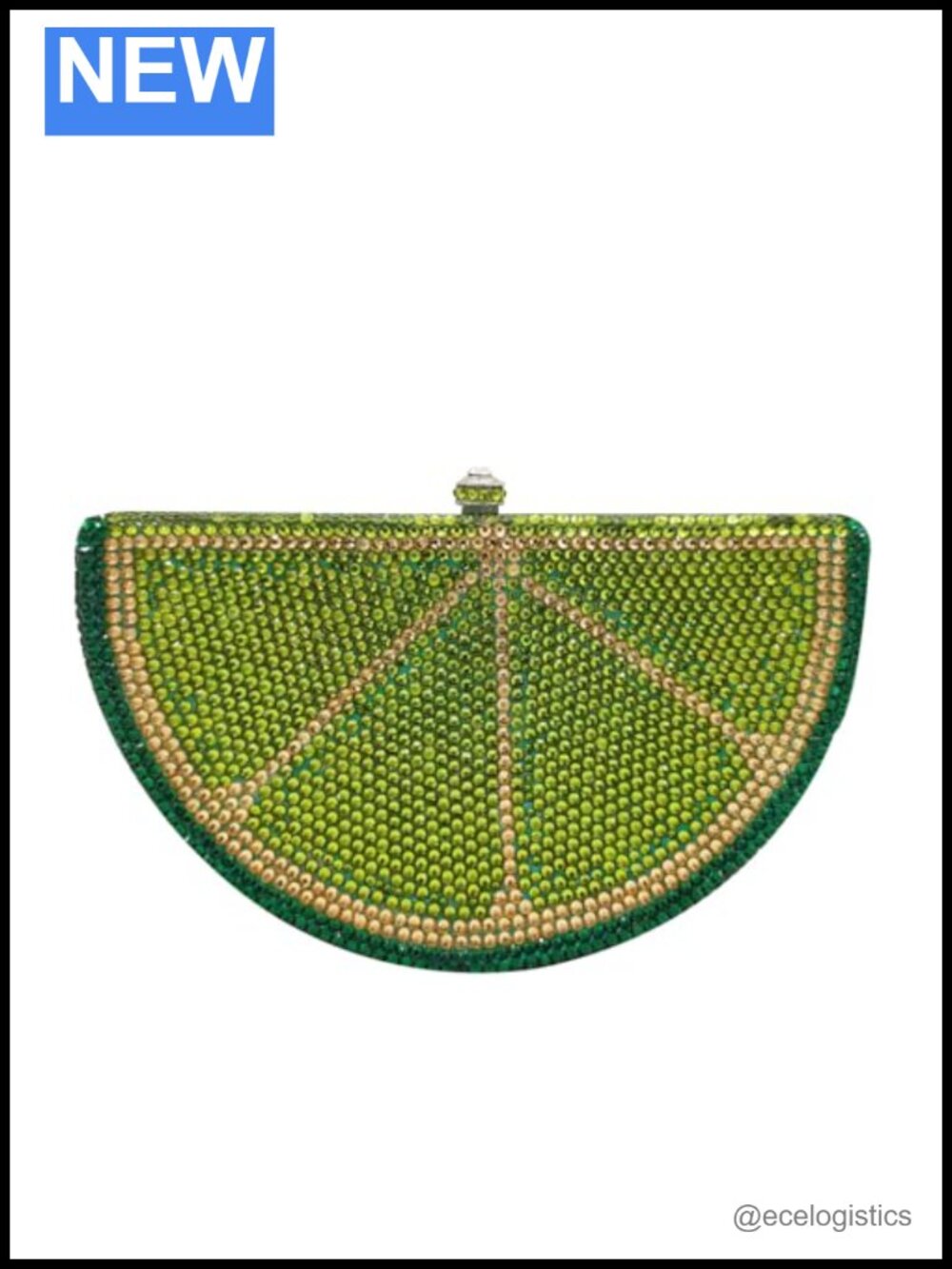 Watermelon Crystal Clutch Bag Women Rhinestone Evening Handbag Bridal Party